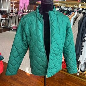 Green Quilted Women’s Jacket